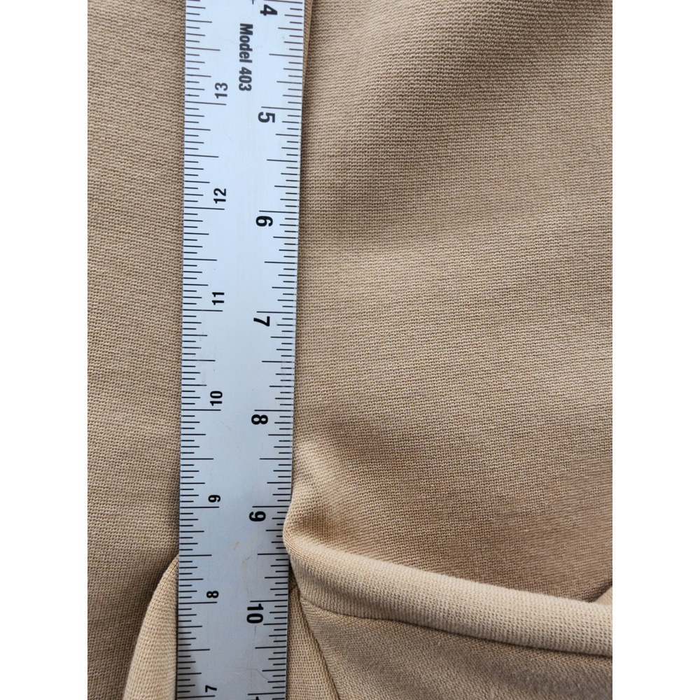 Chicos Brigitte Slim Leg Pants Tan Beige Pull On Stretch Trousers Womens SZ 0/4 - Picture 11 of 13